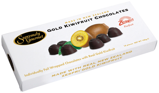 Gold Kiwifruit Chocolate - 10 pieces
