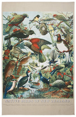 New Zealand Native Birds Tea Towel