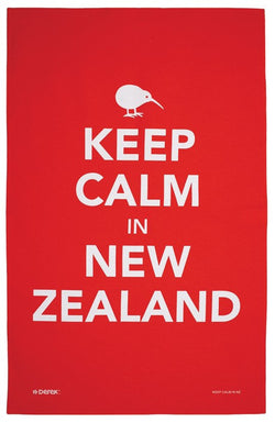 Keep Calm In NZ Tea Towel