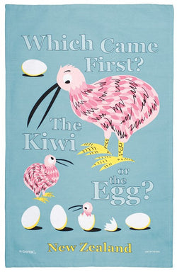 Kiwi or Egg Tea Towel