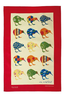Kiwi Applique Tea Towel