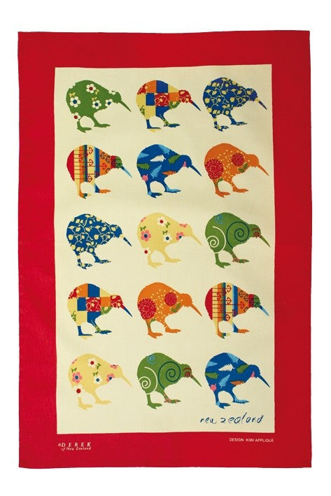 Kiwi Applique Tea Towel