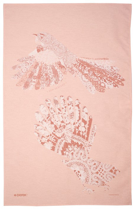 Crochet Fantail Tea Towel
