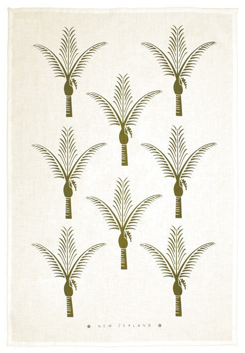 Nikau Linen Tea Towel