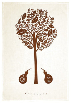 Kiwi Tree Linen Tea Towel