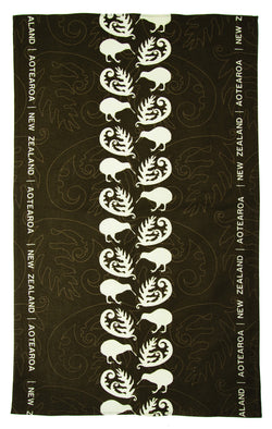 Kiwi's & Fronds Tea Towel 