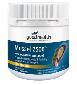 Mussel 2500 New Zealand Green Lipped Mussel - 300 Capsules
