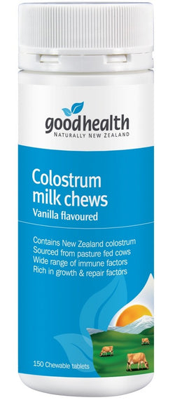 Good Health Colostrum Milk Chews -Vanilla flavour 150tabs